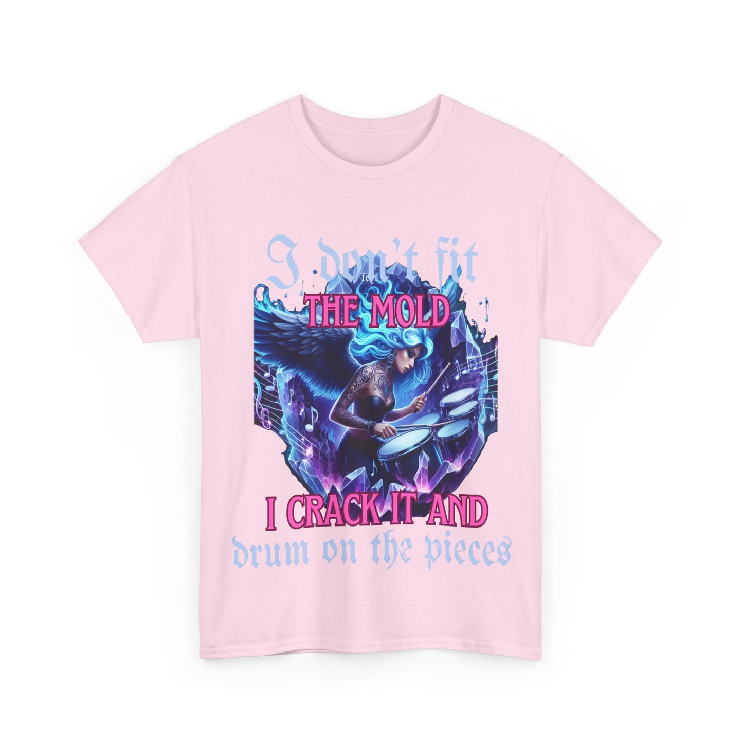 I DON'T FIT THE MOLD T-Shirt with Inspirational Quote - Perfect for Music Lovers, Casual Wear