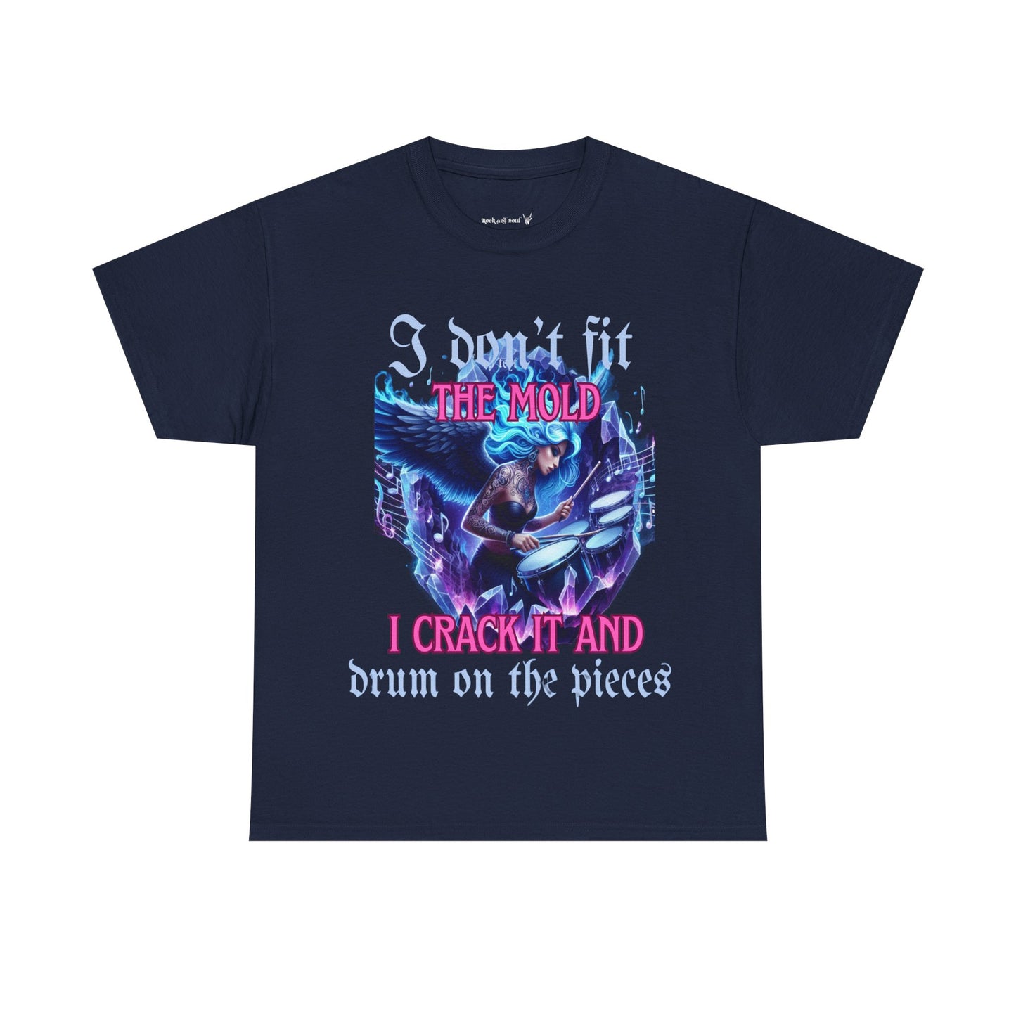 I DON'T FIT THE MOLD T-Shirt with Inspirational Quote - Perfect for Music Lovers, Casual Wear