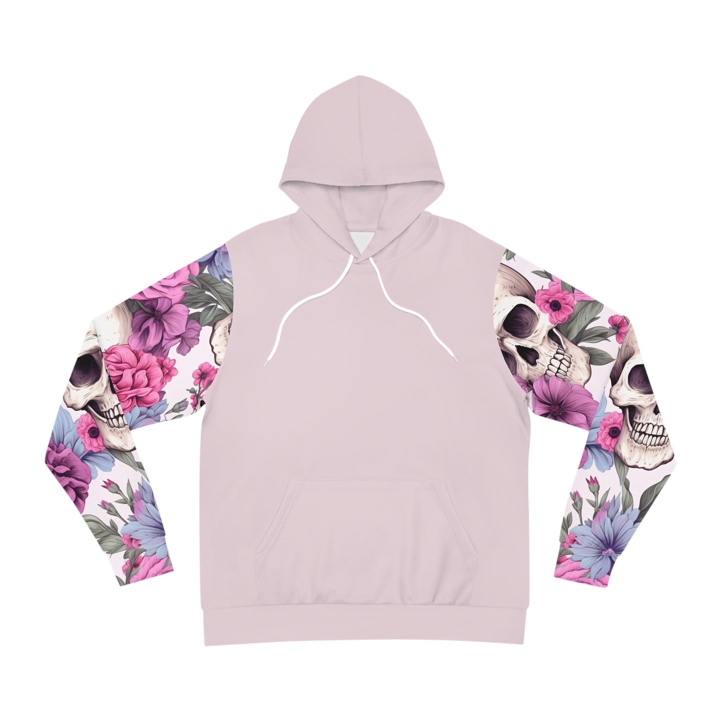 Women's Floral Sugar Skull & Unicorn Hoodie Trendy Streetwear, Cozy Loungewear, Gift for Her