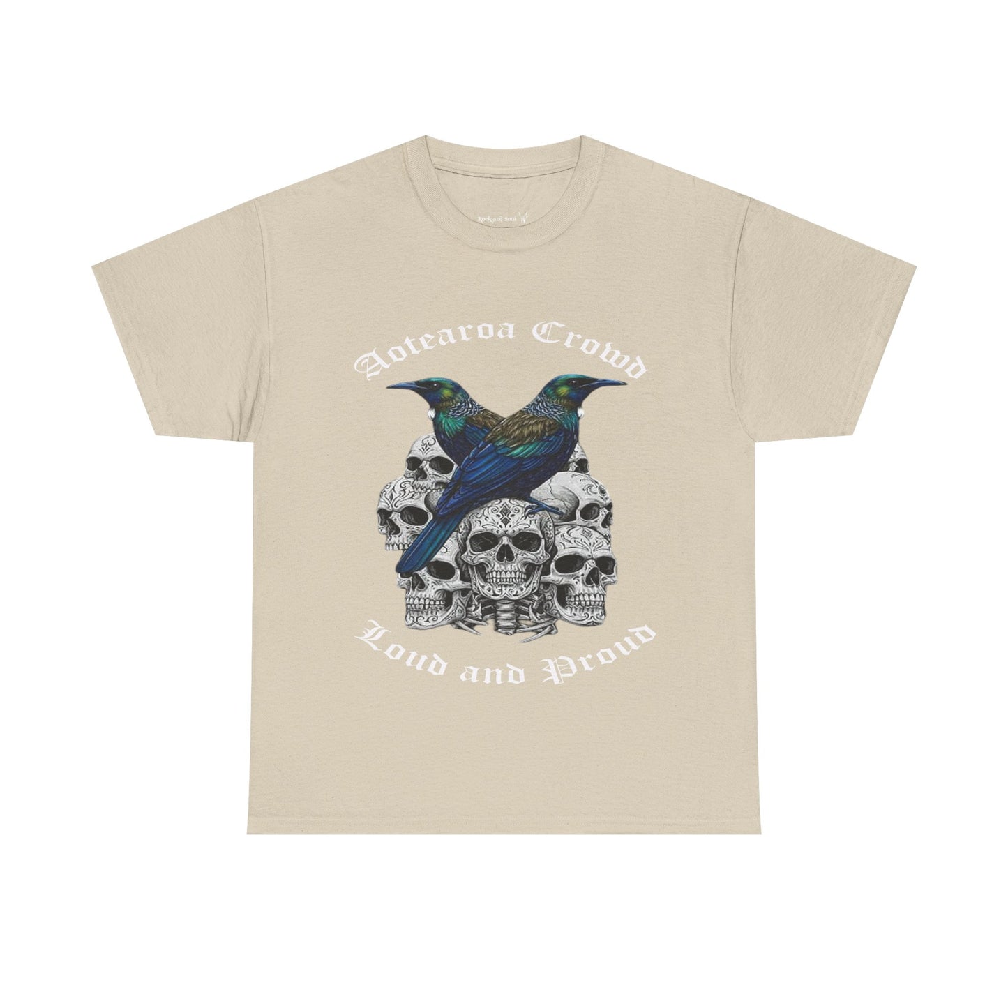 Kiwiana T-Shirt, Aotearoa Crowd Loud and Pround, Unisex Cotton Top, Alternative Fashion, Graphic T-Shirt, Tui, New Zealand