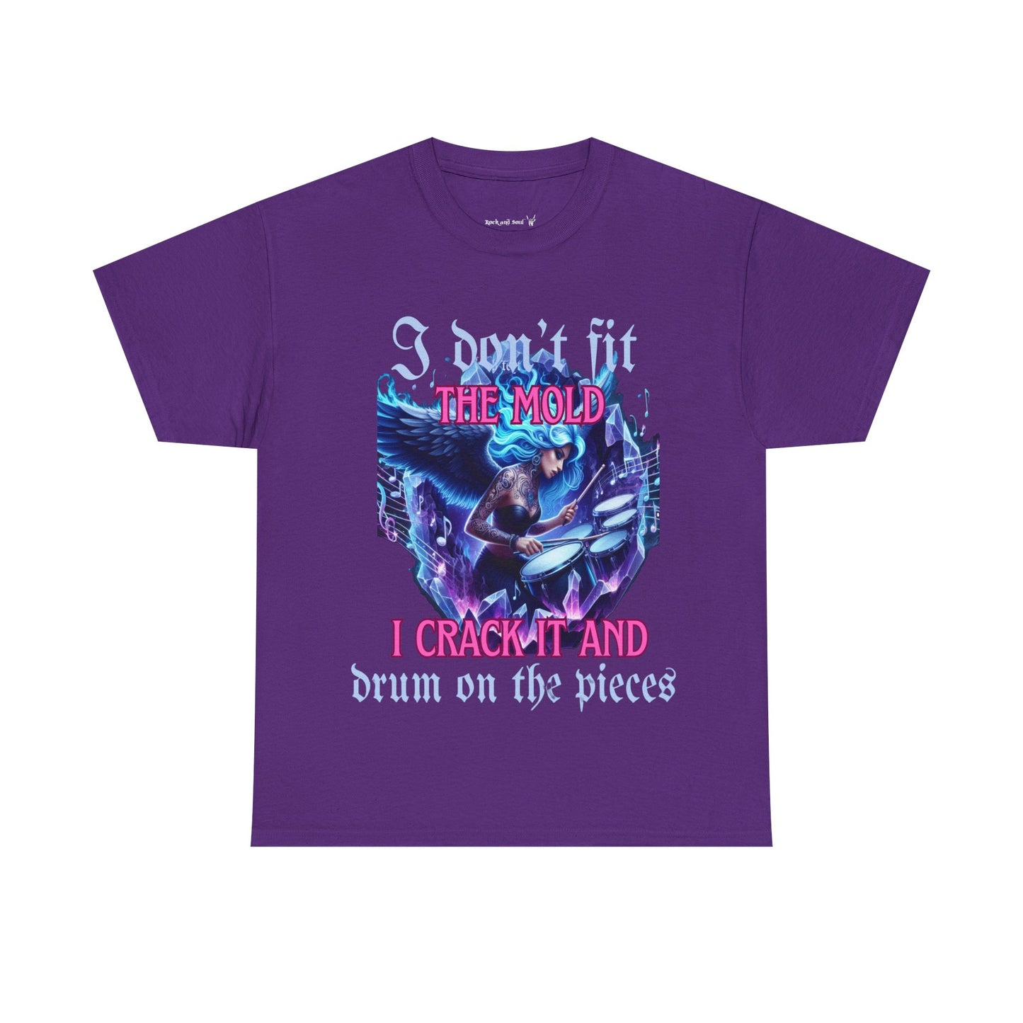I DON'T FIT THE MOLD T-Shirt with Inspirational Quote - Perfect for Music Lovers, Casual Wear