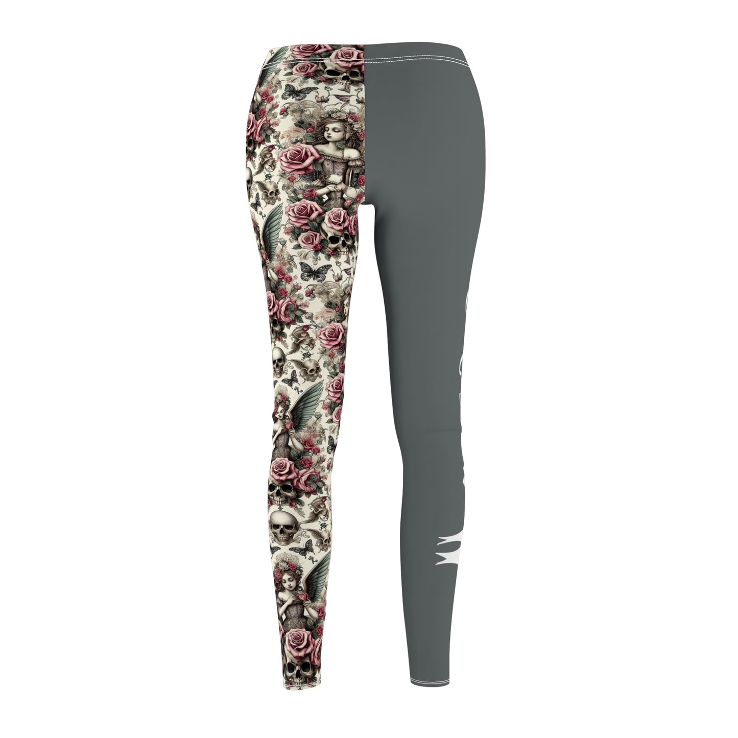 Victorian Fairy and Skull Leggings