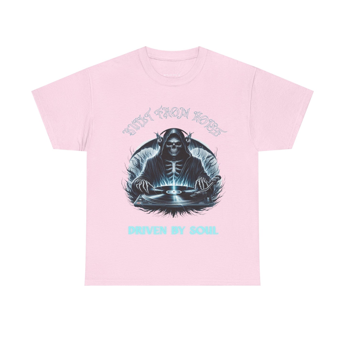 Built by Noise Driven by Soul, Grim Reaper Graphic Tee - Unisex Casual Wear
