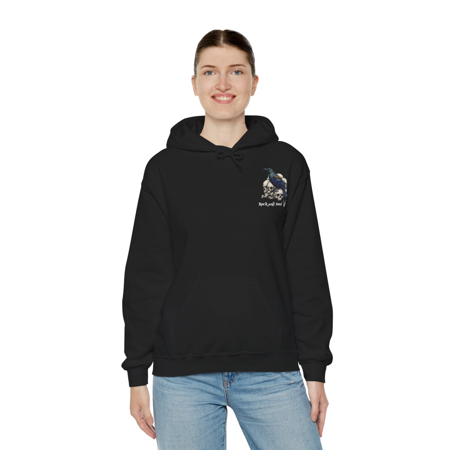 Unisex Tui and Skull Hoodie
