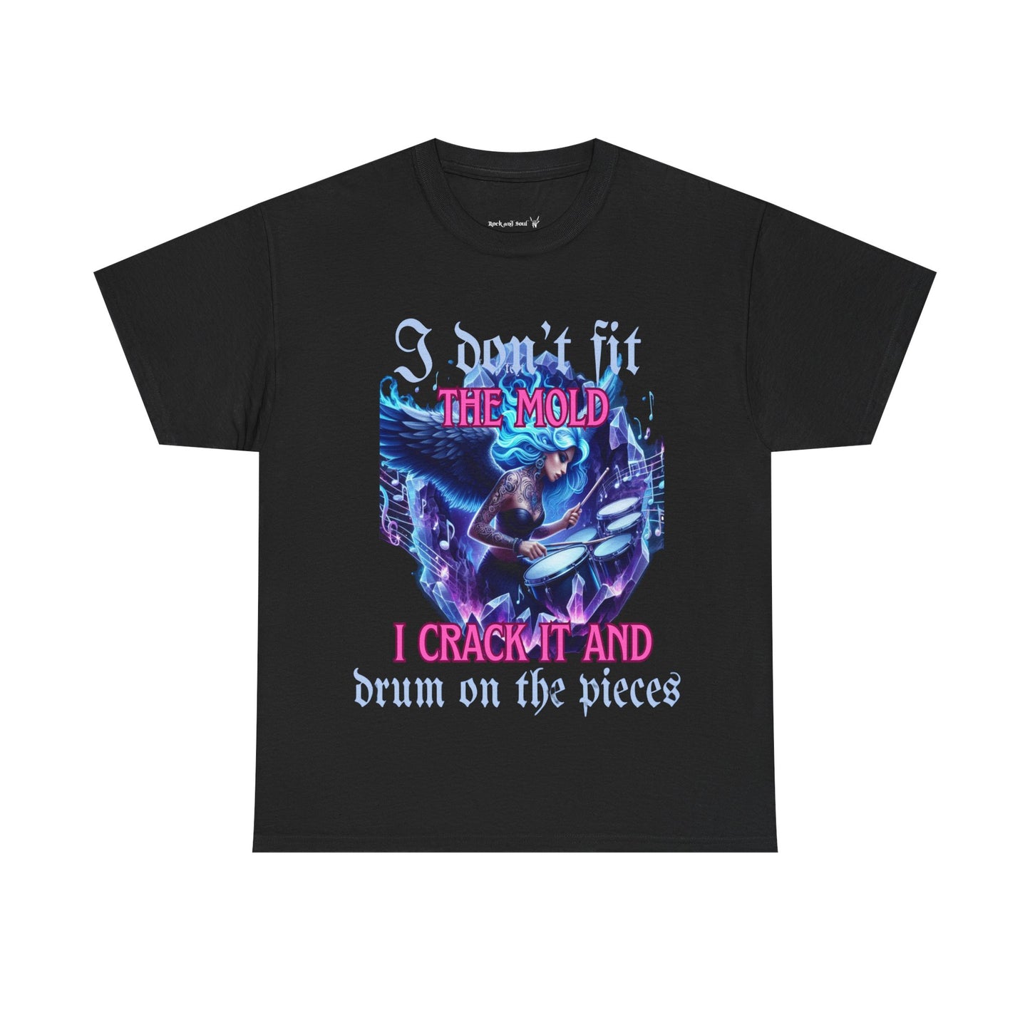 I DON'T FIT THE MOLD T-Shirt with Inspirational Quote - Perfect for Music Lovers, Casual Wear