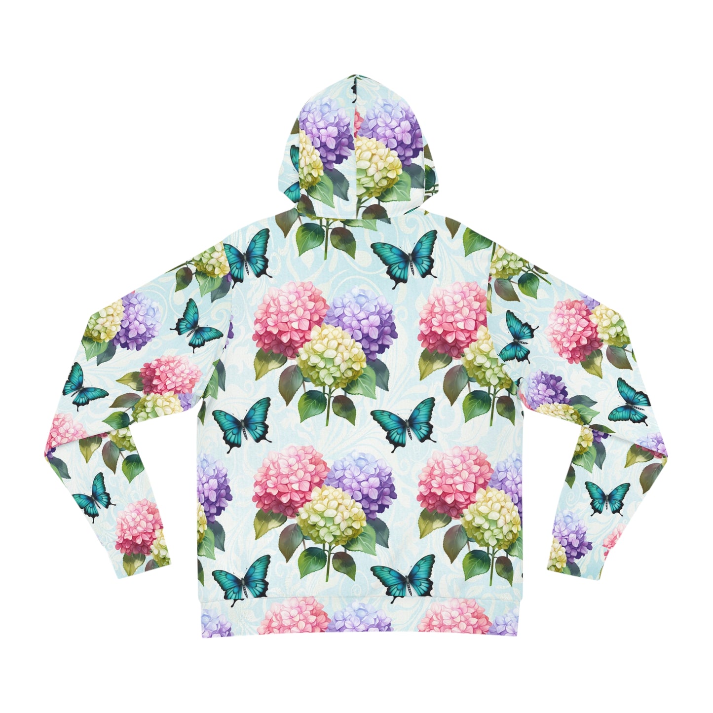 Floral Hydrangea Hoodie - Cozy Fashion Sweatshirt, Garden Lover Gift, Spring Style, Trendy Casual Wear