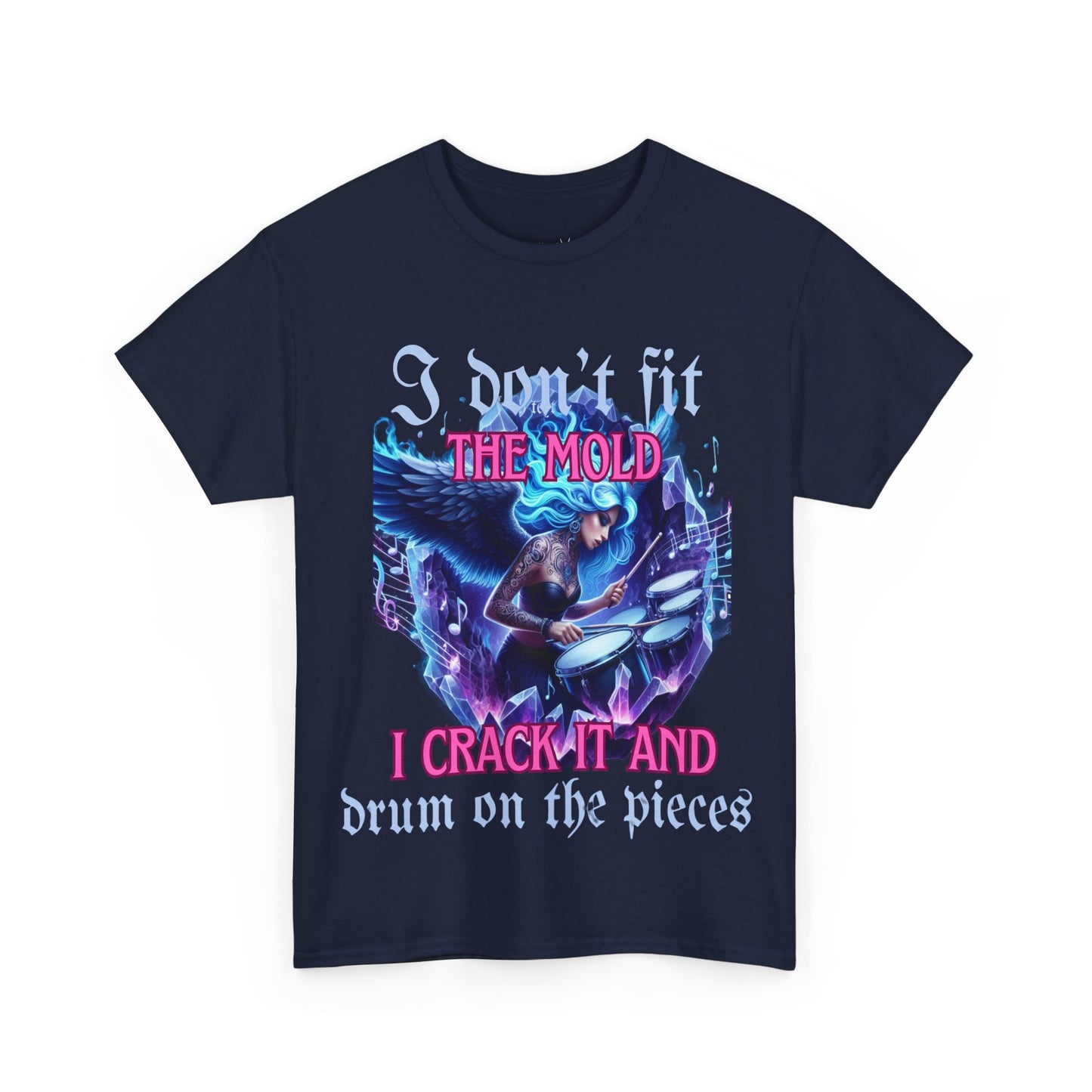 I DON'T FIT THE MOLD T-Shirt with Inspirational Quote - Perfect for Music Lovers, Casual Wear