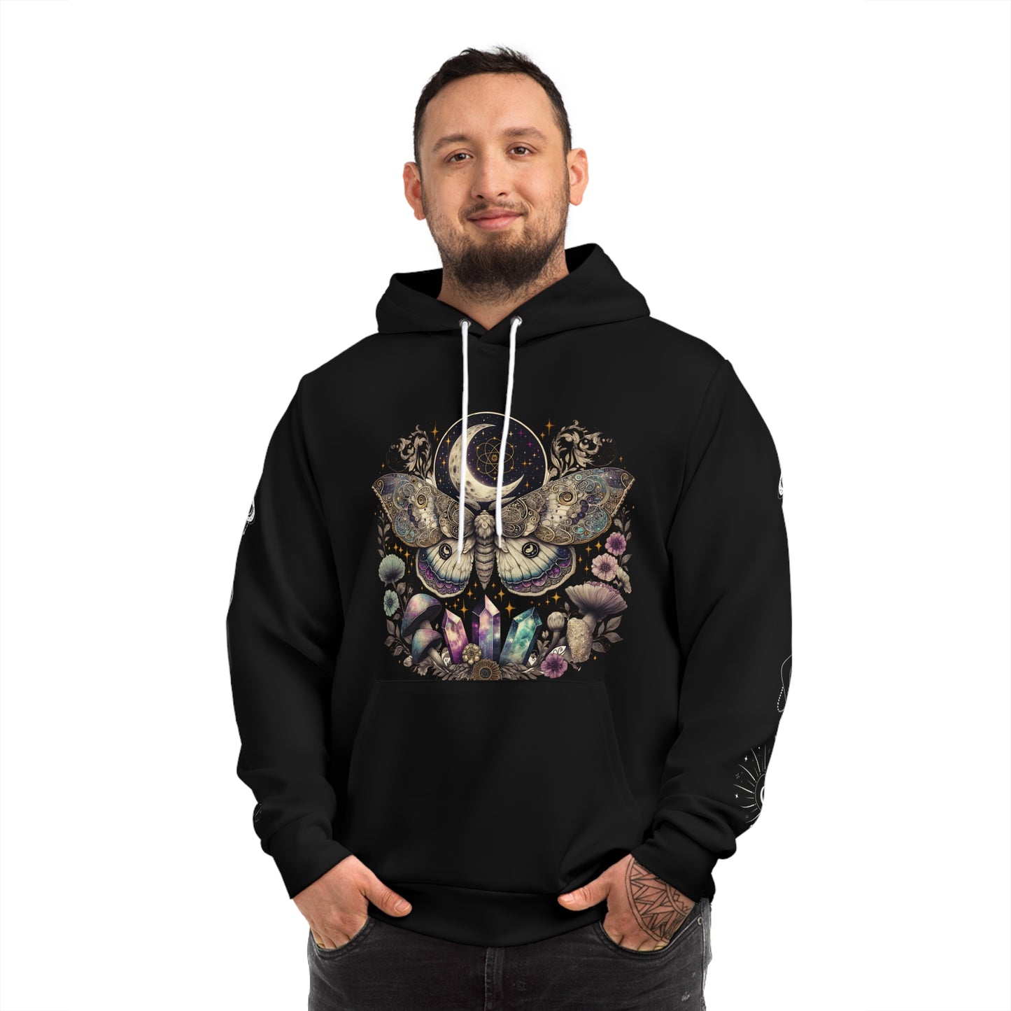 Lunar Moth Hoodie Unisex