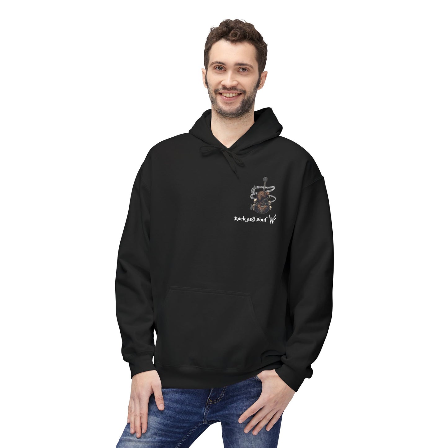 Unisex Kiwi & Guitar Hoodie