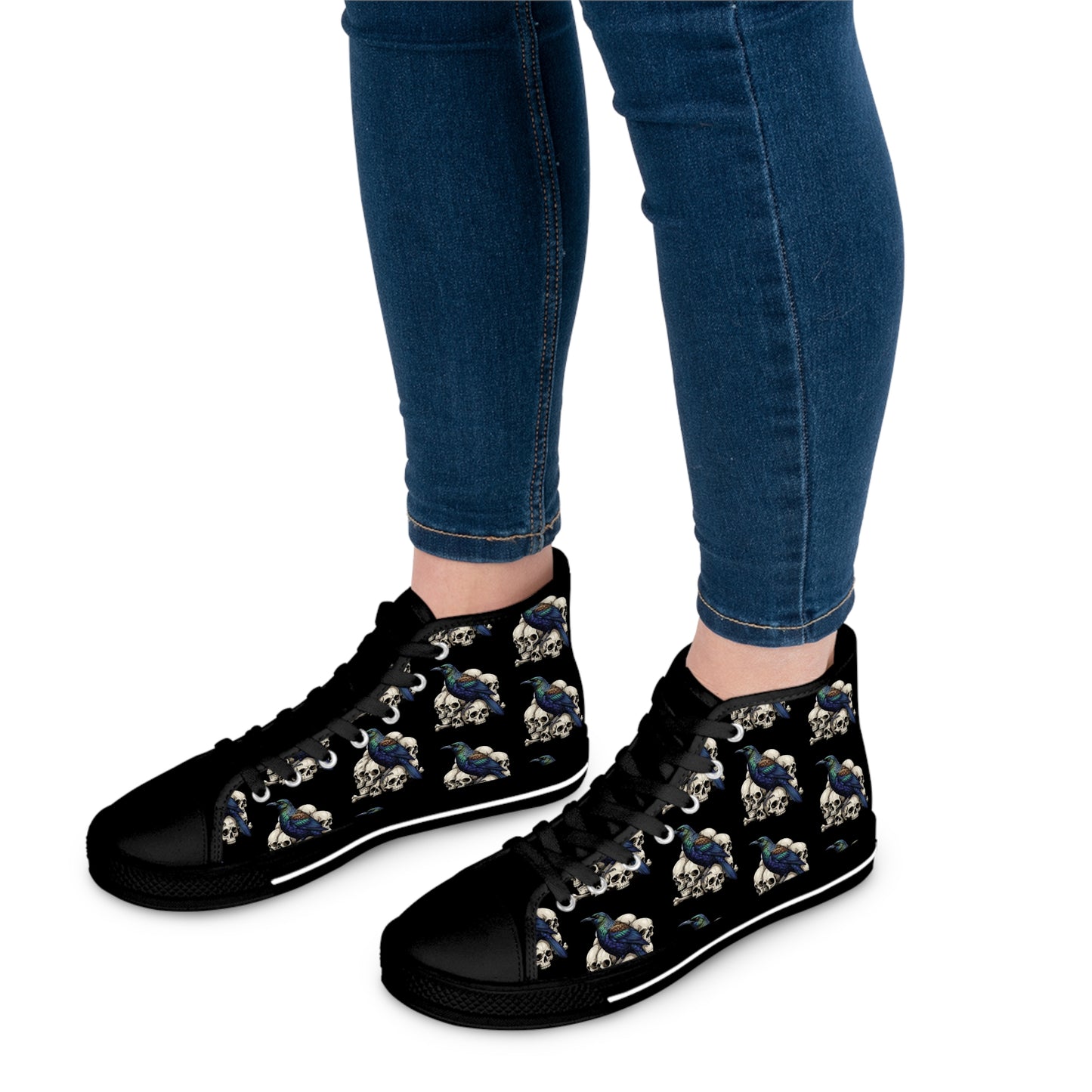 Women's Tui & Skull High Top Sneakers