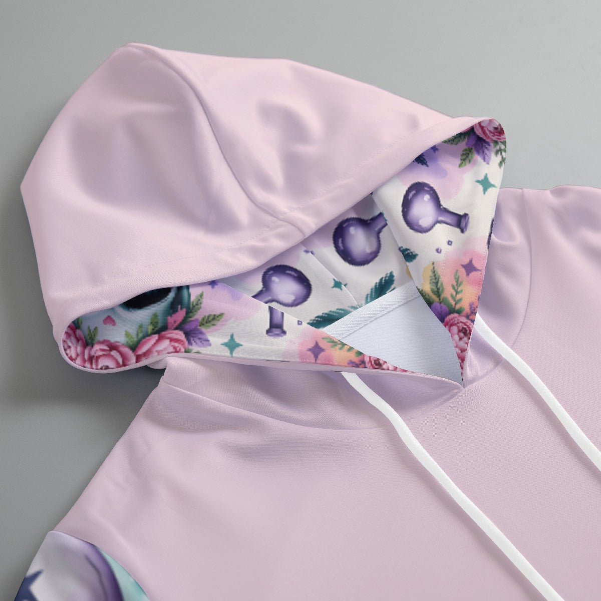 Floral Skull Hoodie