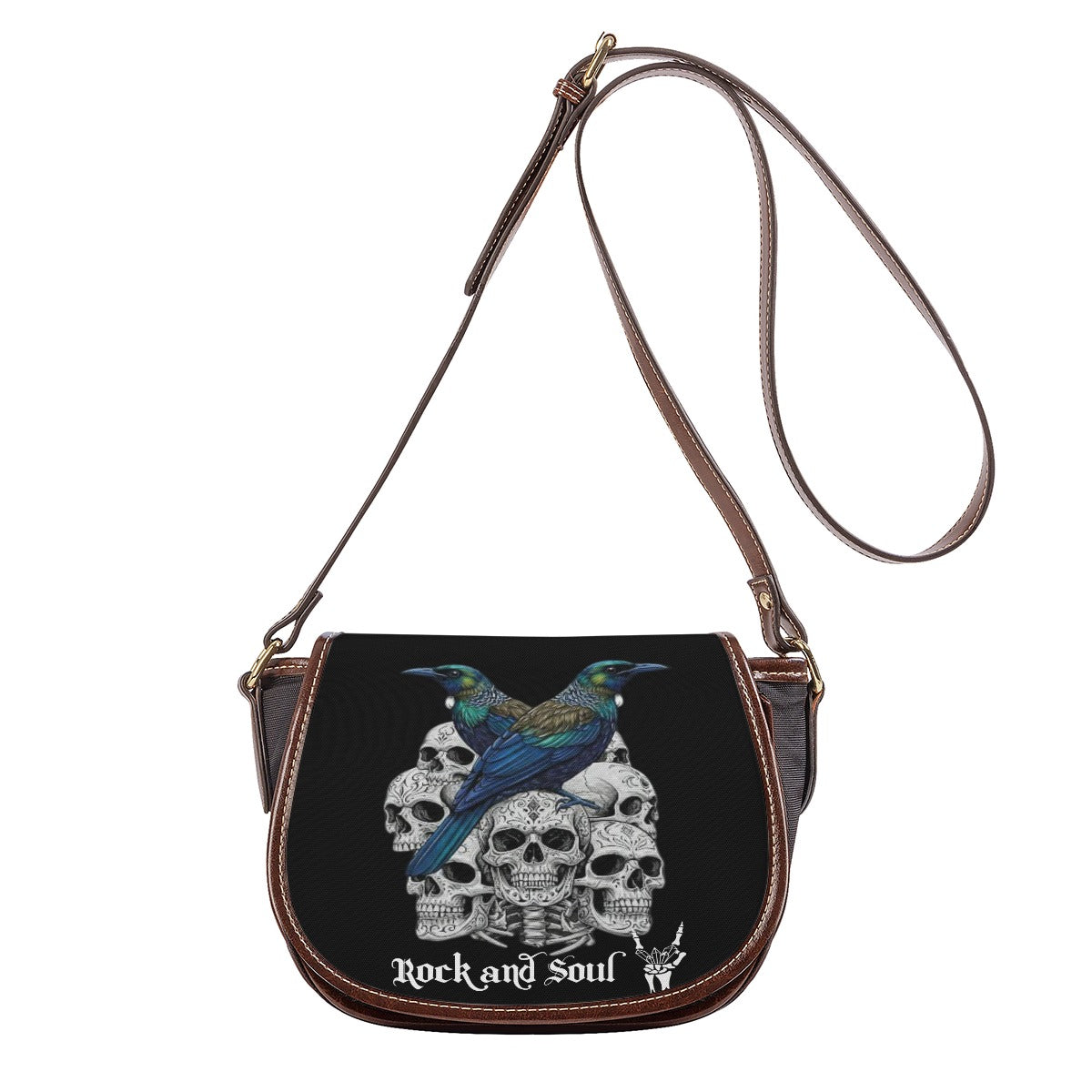 Tui & Skull Shoulder Bag With Single Strap