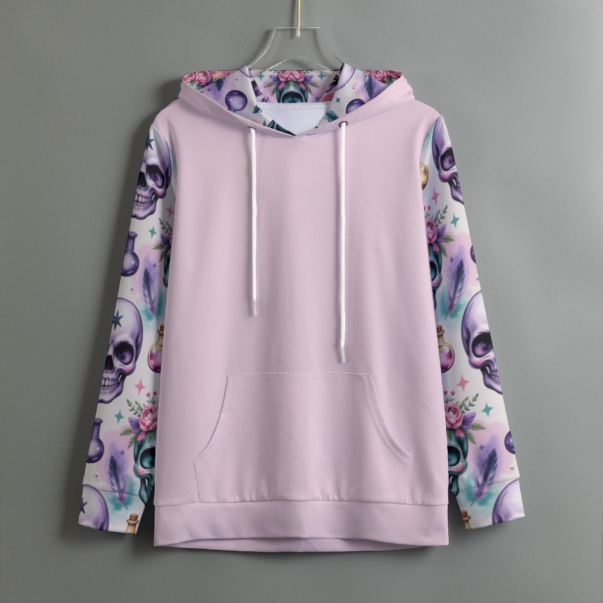 Floral Skull Hoodie
