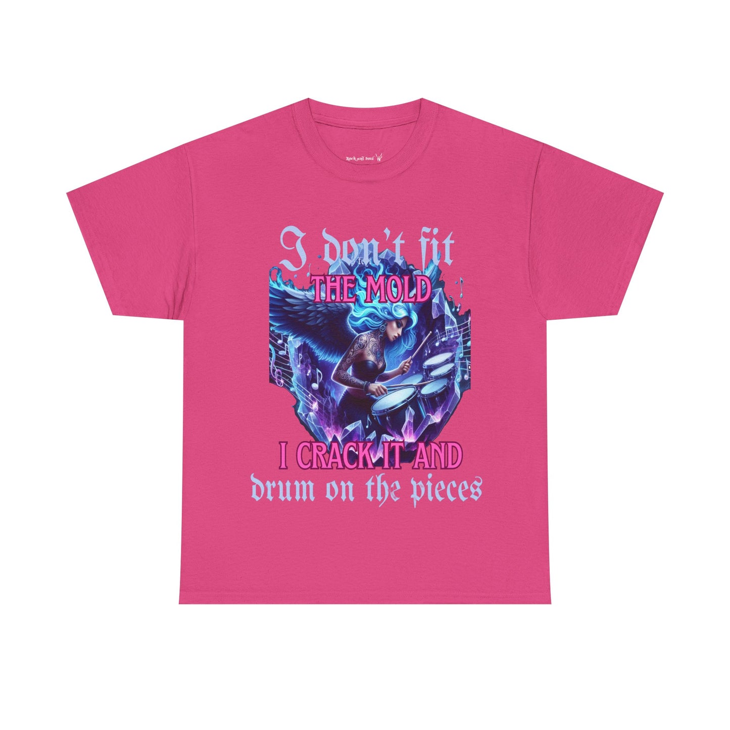 I DON'T FIT THE MOLD T-Shirt with Inspirational Quote - Perfect for Music Lovers, Casual Wear