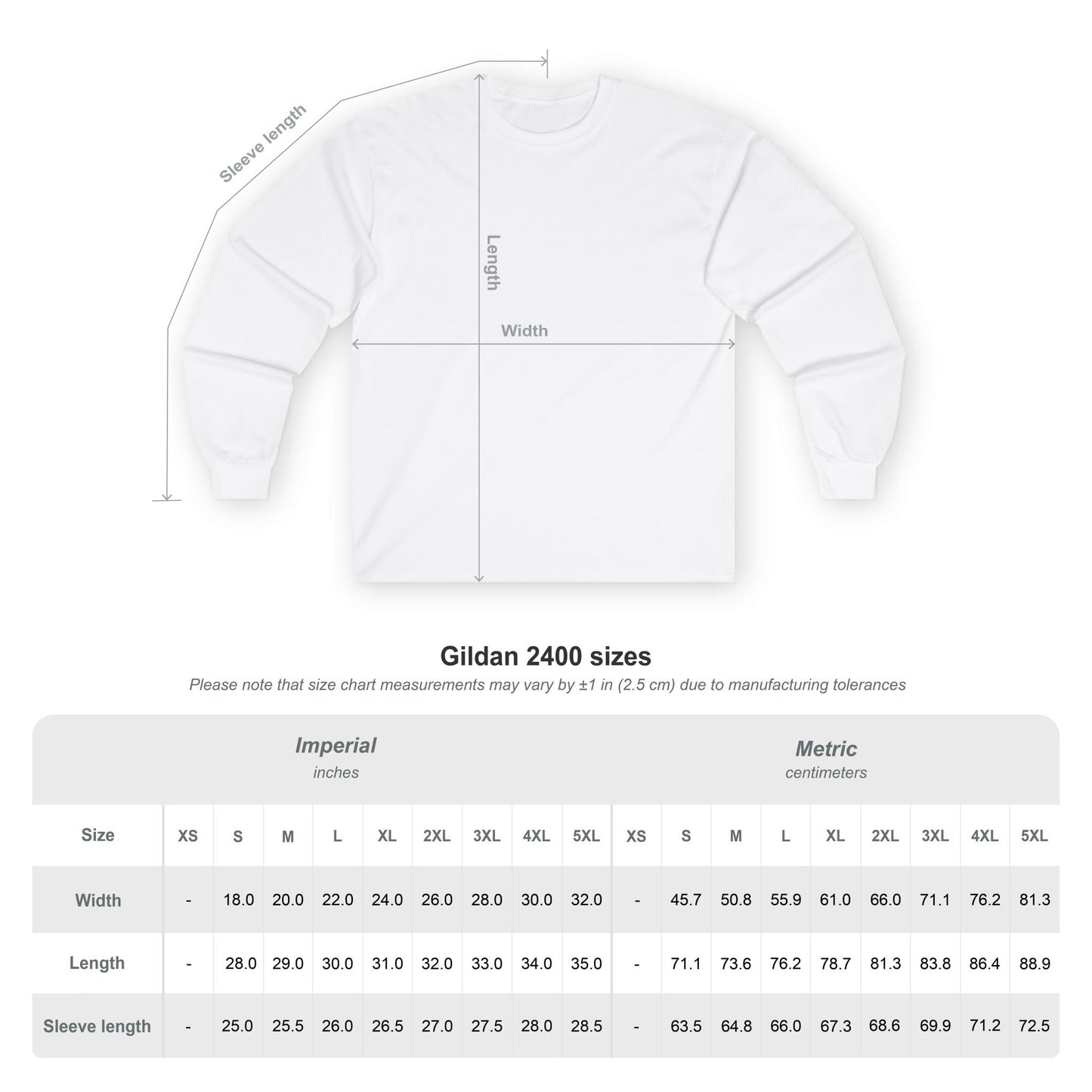 Rock and Soul Unisex Long Sleeve Tee