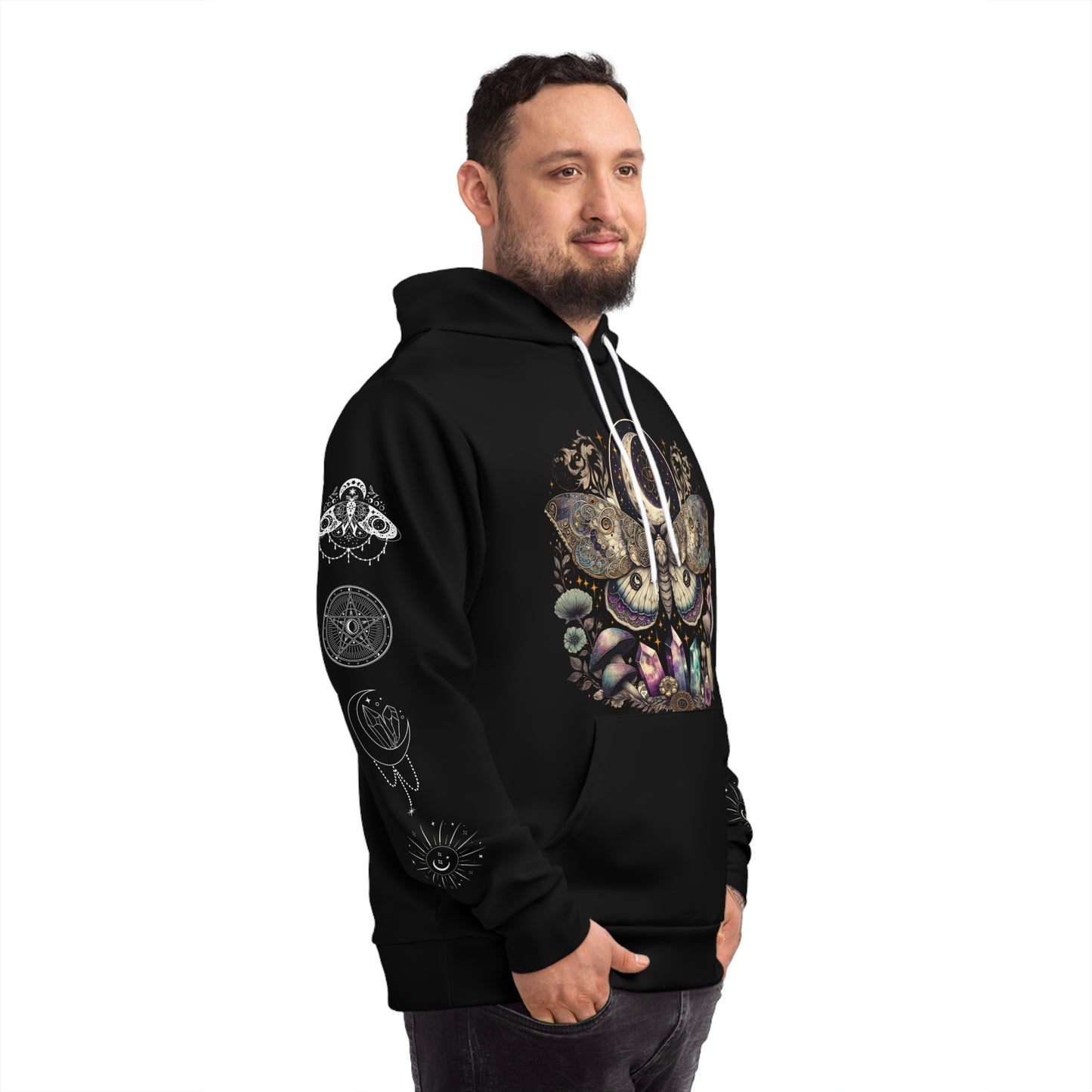 Lunar Moth Hoodie Unisex