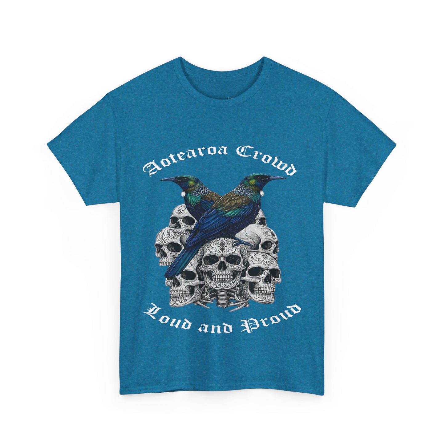 Kiwiana T-Shirt, Aotearoa Crowd Loud and Pround, Unisex Cotton Top, Alternative Fashion, Graphic T-Shirt, Tui, New Zealand
