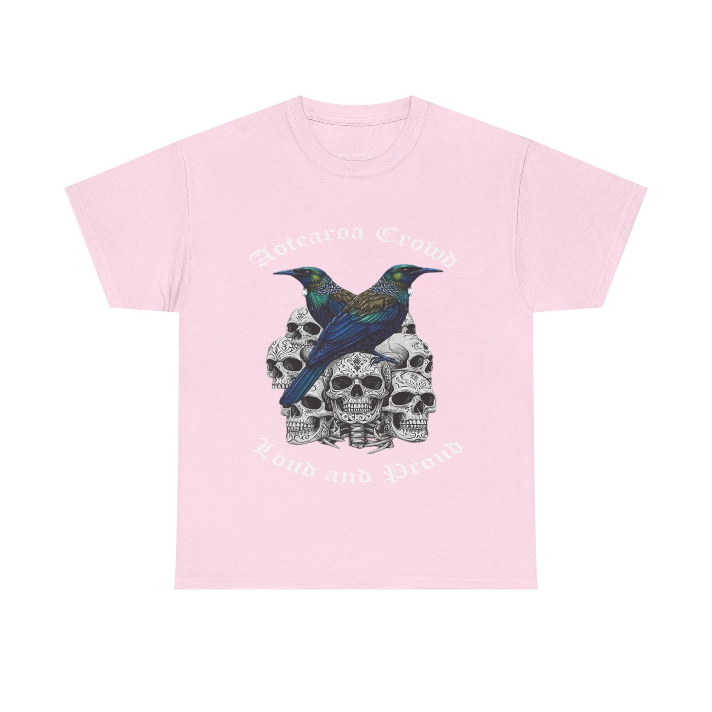 Kiwiana T-Shirt, Aotearoa Crowd Loud and Pround, Unisex Cotton Top, Alternative Fashion, Graphic T-Shirt, Tui, New Zealand