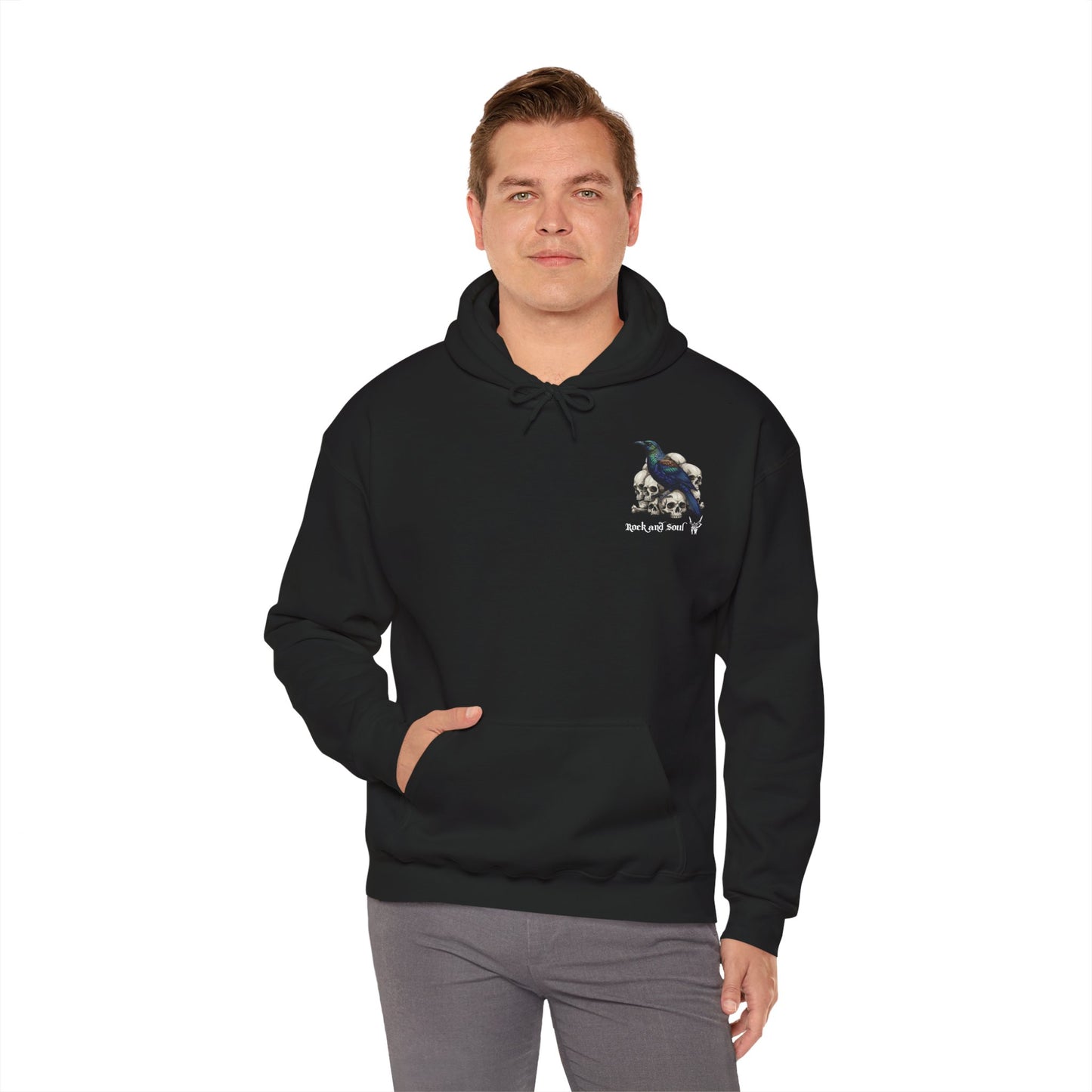 Unisex Tui and Skull Hoodie