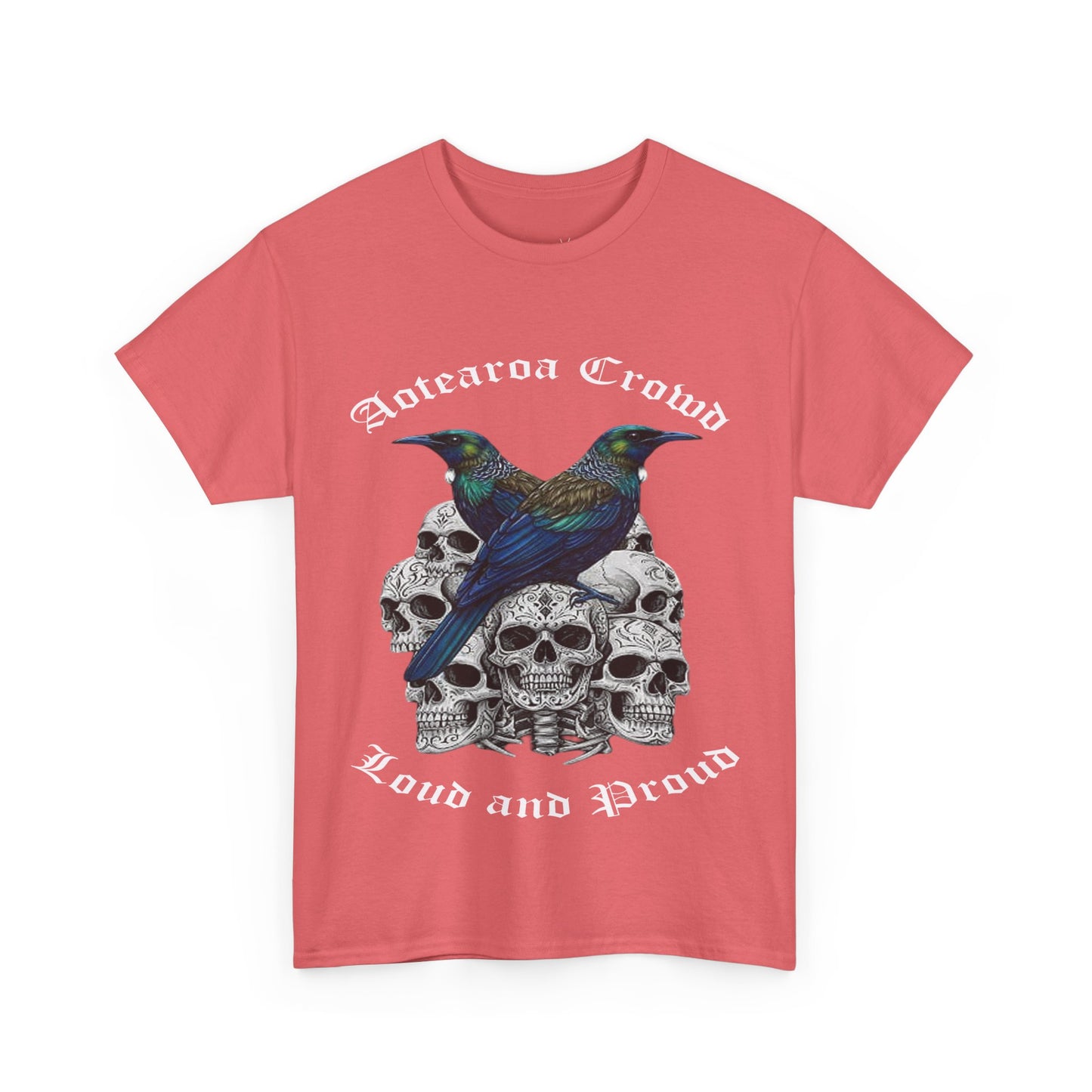 Kiwiana T-Shirt, Aotearoa Crowd Loud and Pround, Unisex Cotton Top, Alternative Fashion, Graphic T-Shirt, Tui, New Zealand