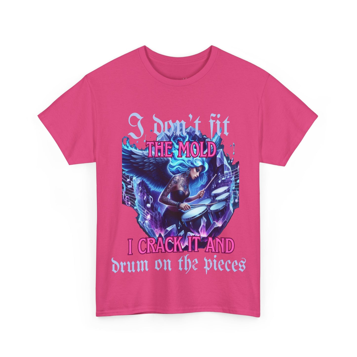 I DON'T FIT THE MOLD T-Shirt with Inspirational Quote - Perfect for Music Lovers, Casual Wear
