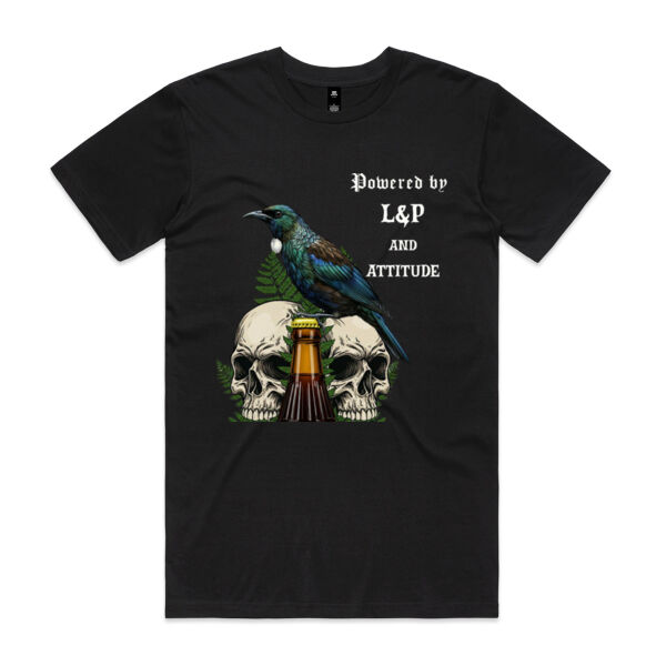 POWERED BY L&P AND ATTITUDE Tee Thumbnail
