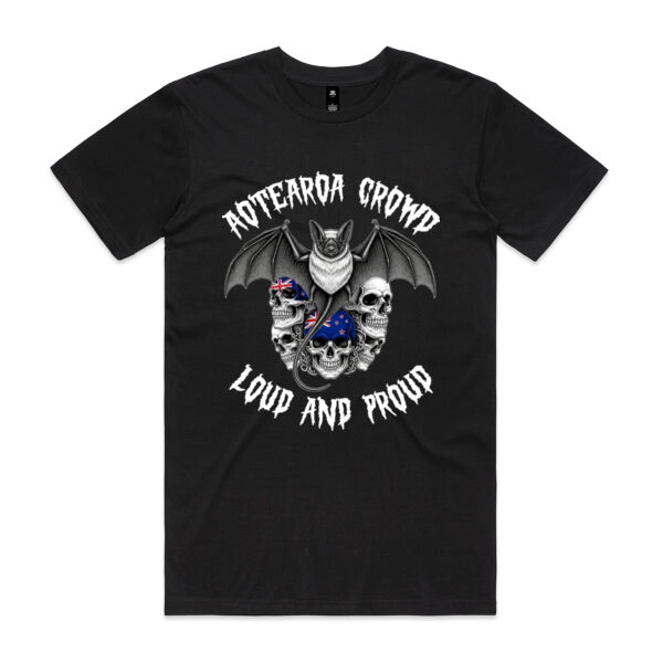 AOTEAROA CROWD LOUD AND PROUD NZ LONG-TAILED BAT tee Thumbnail