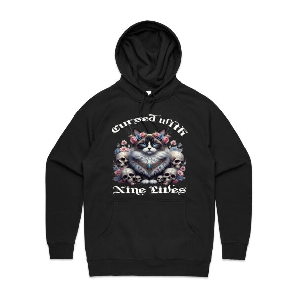 CURSED WITH NINE LIVES Ragdoll Hoodie Thumbnail