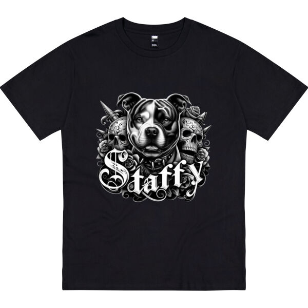 Staffy & Skull Tee Thumbnail