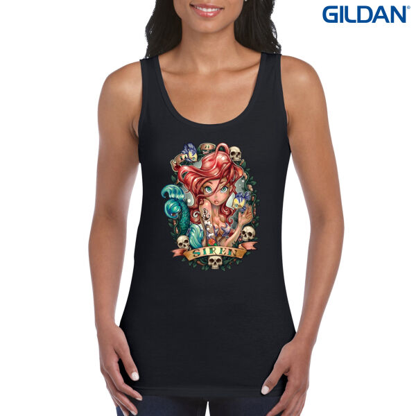 Tattoo Princess Ariel Tank Top Thumbnail