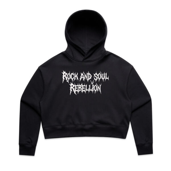 Rock and Soul Rebellion Crop Hoodie  Thumbnail