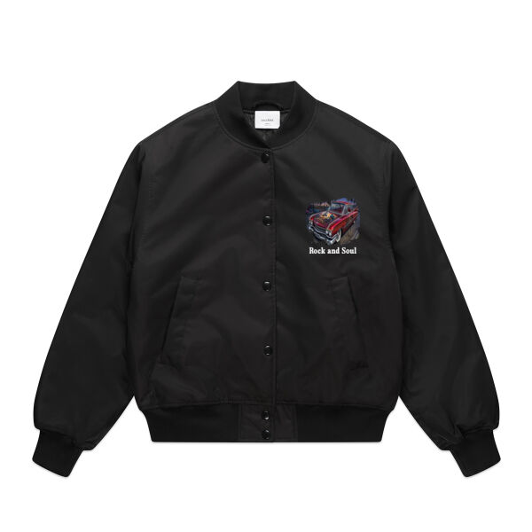 Women's Tui & Piwakawaka Bomber Jacket Thumbnail