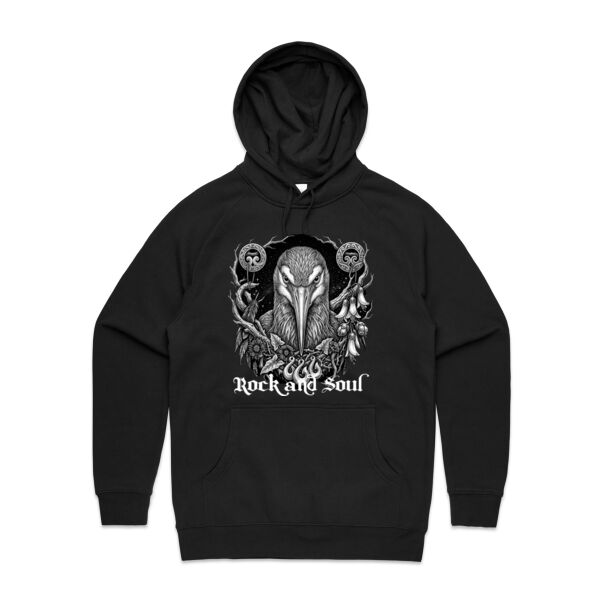 Dark Art White-Faced Heron Hoodie Thumbnail