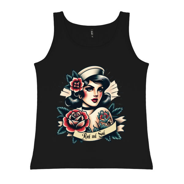 Rose the Sailor Girl Fitted Singlet Thumbnail