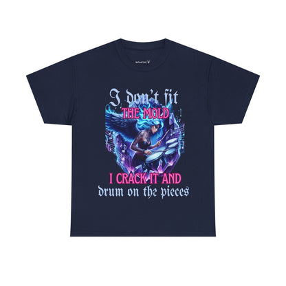 I DON'T FIT THE MOLD T-Shirt with Inspirational Quote - Perfect for Music Lovers, Casual Wear