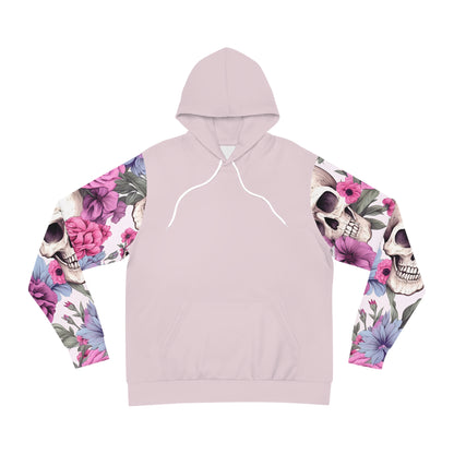 Women's Floral Sugar Skull & Unicorn Hoodie Trendy Streetwear, Cozy Loungewear, Gift for Her
