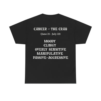 Cancer Unisex Zodiac Tee