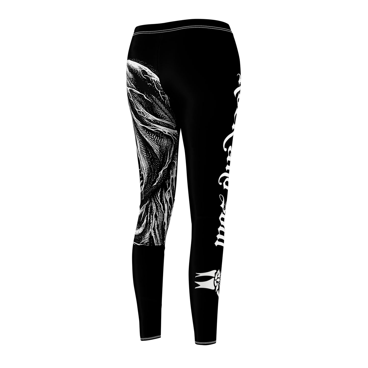 Gothic Grim Reaper Print Leggings