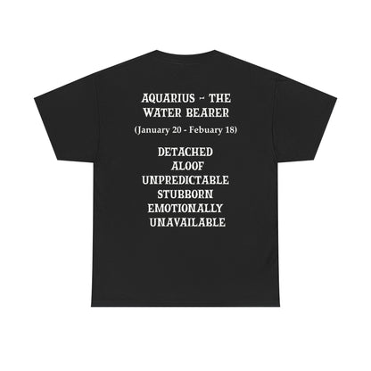 Aquarius Zodiac Unisex Tee