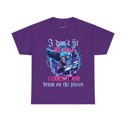 I DON'T FIT THE MOLD T-Shirt with Inspirational Quote - Perfect for Music Lovers, Casual Wear