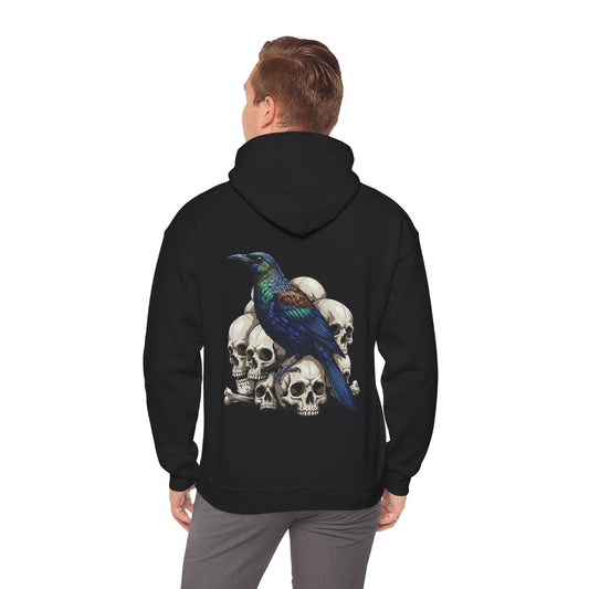 Unisex Tui and Skull Hoodie