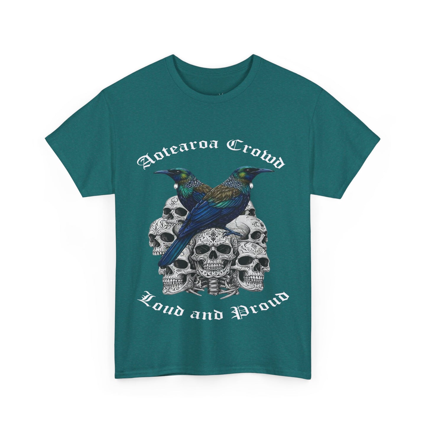 Kiwiana T-Shirt, Aotearoa Crowd Loud and Pround, Unisex Cotton Top, Alternative Fashion, Graphic T-Shirt, Tui, New Zealand