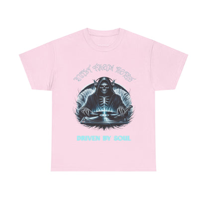 Built by Noise Driven by Soul, Grim Reaper Graphic Tee - Unisex Casual Wear