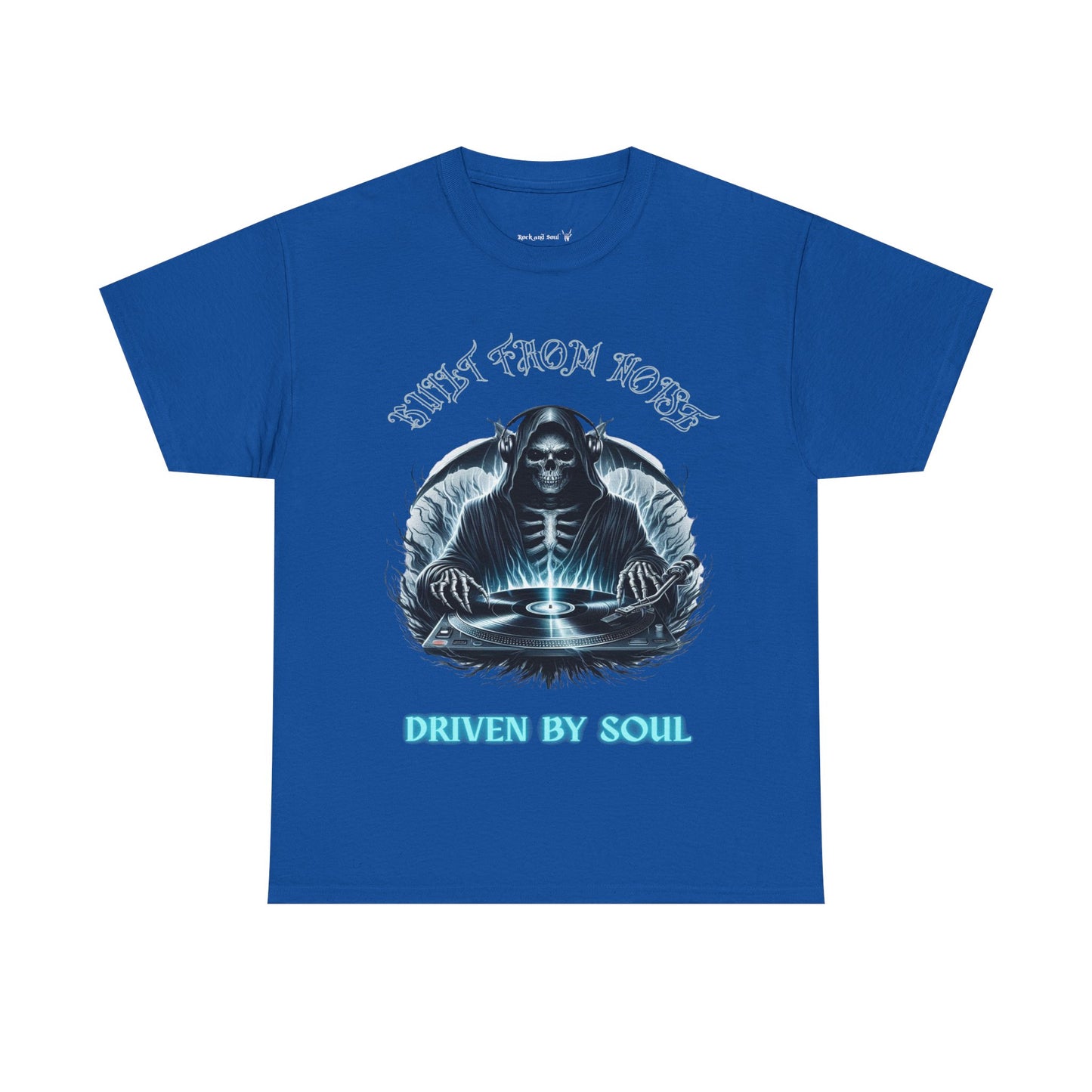 Built by Noise Driven by Soul, Grim Reaper Graphic Tee - Unisex Casual Wear