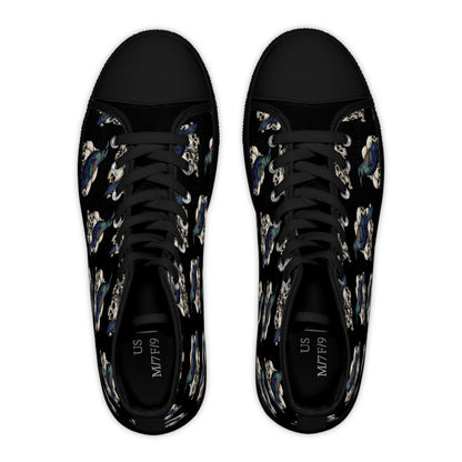 Women's Tui & Skull High Top Sneakers