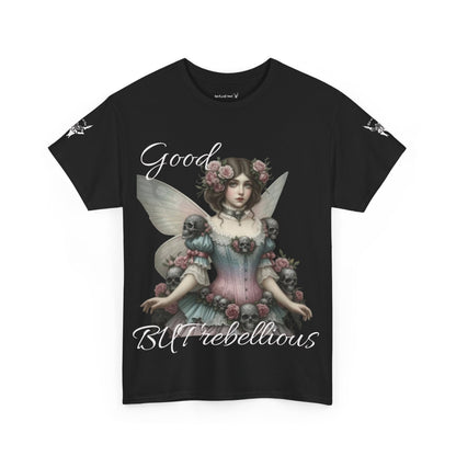 GOOD BUT REBELLIOUS Victorian Fairy and Skull Tee