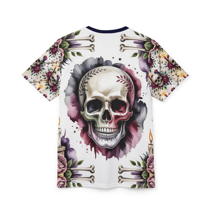 Gothic Floral Skull Tee