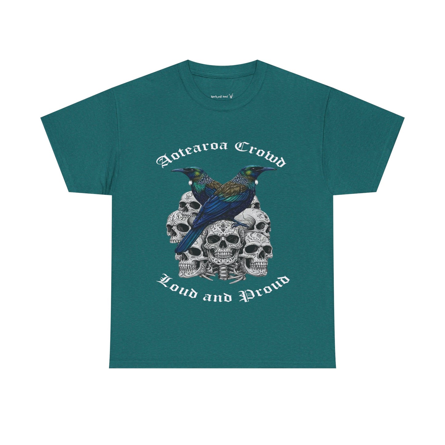 Kiwiana T-Shirt, Aotearoa Crowd Loud and Pround, Unisex Cotton Top, Alternative Fashion, Graphic T-Shirt, Tui, New Zealand