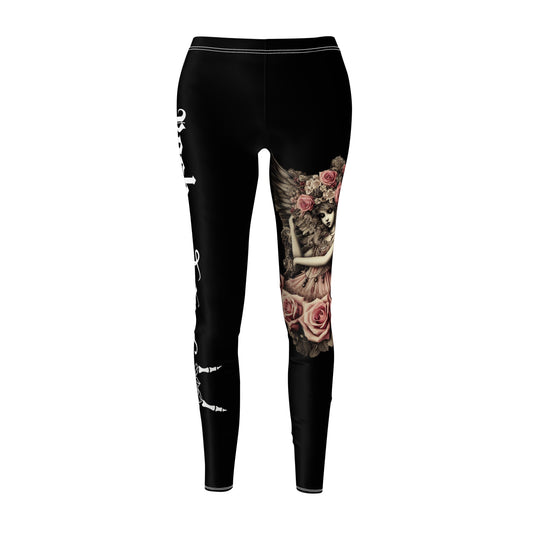 Victorian Fairy and Skull Leggings