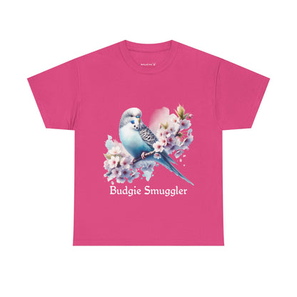 Budgie Smuggler Tee - Cute Bird Graphic T-Shirt, Unisex Casual Shirt, Bird Lover Gift, Nature Apparel, Spring Outfit